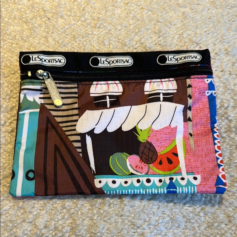 LeSportsac Colorful Zipper Pouch